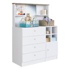 Cômoda Infantil 4 Gavetas E 1 Porta Multimóveis Cr40102