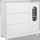 Cômoda Infantil 4 Gavetas Florida Espresso Móveis Branco