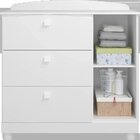 Cômoda Infantil 4 Gavetas Florida Espresso Móveis Branco
