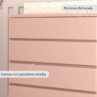Cômoda Infantil 4 Gavetas Nest Espresso Móveis Rosa
