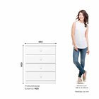 Cômoda Infantil 4 Gavetas Sonho Encantado Espresso Móveis Bra