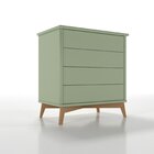 Cômoda Infantil 4 Gavetas Zen Verde
