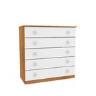 Cômoda Infantil 5 Gavetas Lunna Tcil Móveis