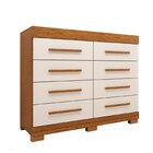 Cômoda Infantil 8 Gavetas 100% Mdf 111,70cm X 100,50cm Brinca
