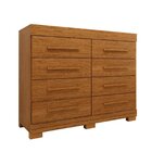 Cômoda Infantil 8 Gavetas 100% Mdf 111,70cm X 100,50cm Brinca