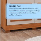 Cômoda Infantil 8 Gavetas Alice Espresso Móveis Cinamomo / Of