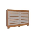 Cômoda Infantil 8 Gavetas Alice Espresso Móveis Cinamomo / Of