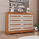 Cômoda Infantil 8 Gavetas Alice Espresso Móveis Cinamomo / Of