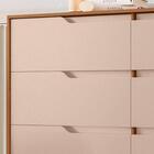 Cômoda Infantil 8 Gavetas Jatobá Fendi Flex Dalila Shop Jm