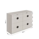 Cômoda Infantil 8 Gavetas Joy Kids Cabecasa Madeiraoriginals