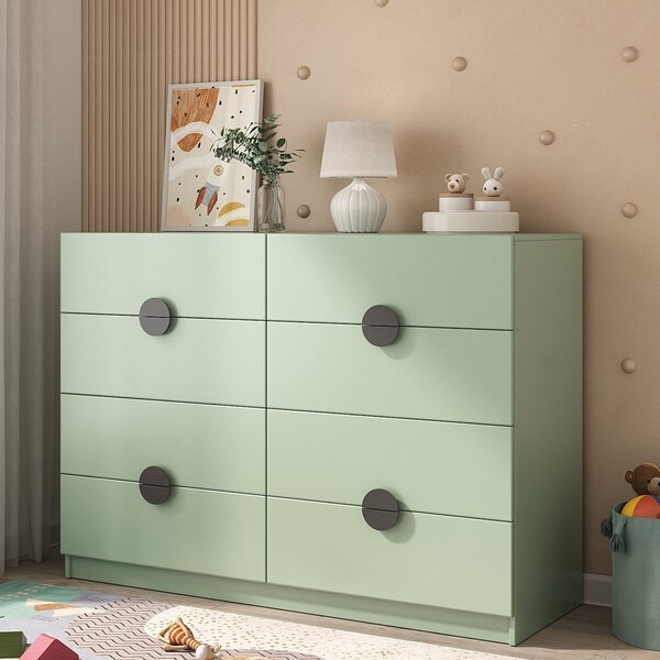 Cômoda Infantil 8 Gavetas Joy Kids Cabecasa Madeiraoriginals