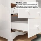 Cômoda Infantil 95,3cm 1 Porta Com Janela E 4 Gavetas Ezra 10