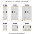 Cômoda Infantil 95cm 1 Porta Com Vidro E 4 Gavetas Aurora Mul