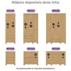 Cômoda Infantil 95cm 1 Porta Com Vidro E 4 Gavetas Suspiro Mu