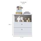 Cômoda Infantil Aconchego 2 Gv Branca