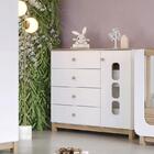 Cômoda Infantil Aconchego Ambiente Branco Jequitibá Hp – Henn