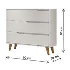 Cômoda Infantil Analu 3 Gv Branca