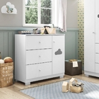 Cômoda Infantil Ane 1 Porta 3 Gavetas Phoenix Baby Branco