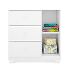 Cômoda Infantil Ane 1 Porta 3 Gavetas Phoenix Baby Branco