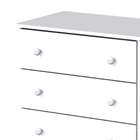 Cômoda Infantil Ariel 1 Pt 4 Gv Branco Brilho