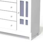 Cômoda Infantil Ariel 1 Pt 4 Gv Branco Brilho