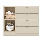 Cômoda Infantil Ayla 1 Porta E 4 Gavetas - Phoenix Baby