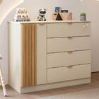 Cômoda Infantil Ayla 1 Porta E 4 Gavetas - Phoenix Baby