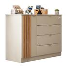 Cômoda Infantil Ayla 1 Porta E 4 Gavetas - Phoenix Baby