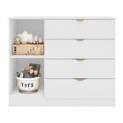 Cômoda Infantil Ayla 1 Porta E 4 Gavetas - Phoenix Baby