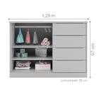 Cômoda Infantil Bento Cinza