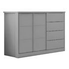 Cômoda Infantil Blenda Cinza - Phoenix Baby