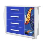 Comoda Infantil Carro Stock Car Azul Marinho