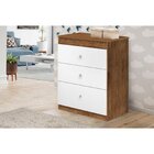 Cômoda Infantil Catatau 3 Gavetas J&a Móveis Demolição-branco