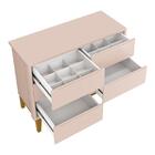 Cômoda Infantil Classic 6 Gavetas Com Pés Amadeirado - Reller