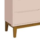 Cômoda Infantil Classic 6 Gavetas Com Pés Amadeirado - Reller