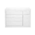 Cômoda Infantil Cléo 1 Pt 5 Gv Branco Fosco