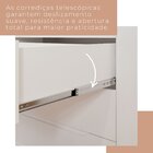 Cômoda Infantil Cléo 1 Pt 5 Gv Branco Fosco