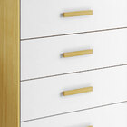 Cômoda Infantil Com 04 Gavetas Tutu Natural/branco