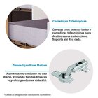 Cômoda Infantil Com 1 Porta 4 Gavetas E Pés Palito Luly 100%