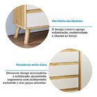 Cômoda Infantil Com 1 Porta 4 Gavetas E Pés Palito Luly 100%