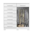 Cômoda Infantil Com 8 Gavetas E 2 Portas Verona Branco Com Pé