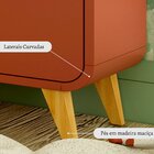 Cômoda Infantil E-galaxy 4 Gavetas 1 Porta Espresso Móveis Te