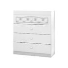 Cômoda Infantil Fantasy Clean 4 Gavetas Branco/capitonê - Móv