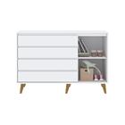 Cômoda Infantil Fraldário Grand Lorena Branco