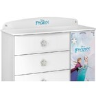 Cômoda Infantil Frozen Star 1 Porta 4 Gavetas Branco - Pura M