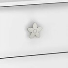 Cômoda Infantil Frozen Star 1 Porta 4 Gavetas Branco - Pura M