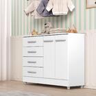 Comoda Infantil Gisele 4 Gavs 2 Portas