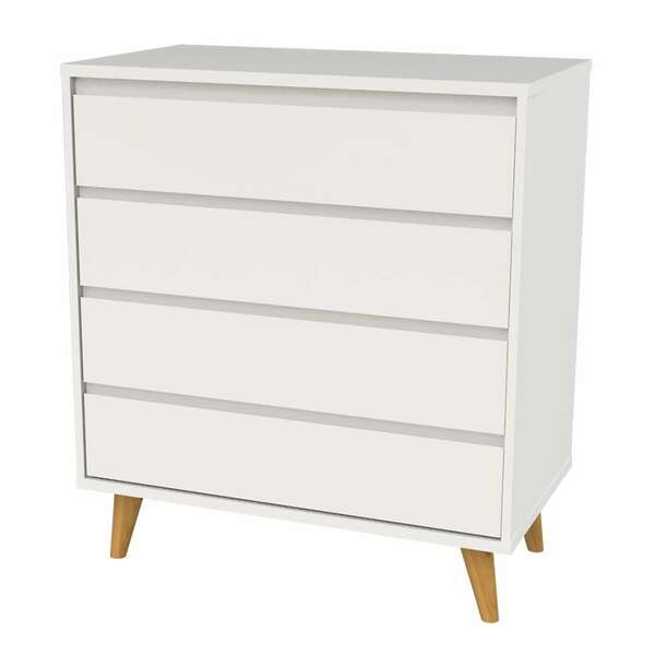 Cômoda Infantil Lorena 4 Gv Branca