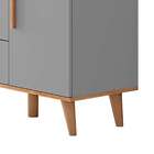 Cômoda Infantil Ludmila 1 Pt 4 Gv Cinza