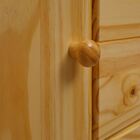 Cômoda Infantil Madeira Maciça 1 Porta 4 Gavetas Rondo - Natu